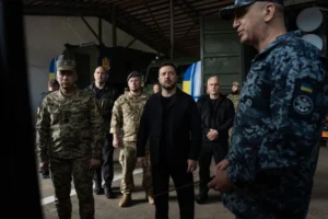 Зеленський на Одещині провів нараду із командуванням ВМС