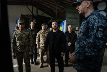 Зеленський на Одещині провів нараду із командуванням ВМС