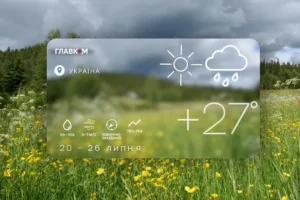 Прогноз погоди на тиждень 20 – 26 липня 2026 року