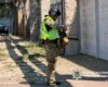В одному з районів Києва вилучено уламки ракети з нерозірваними суббоєприпасами (фото)