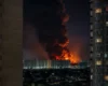 У Краснодарському краї РФ дрони спричинили масштабну пожежу
