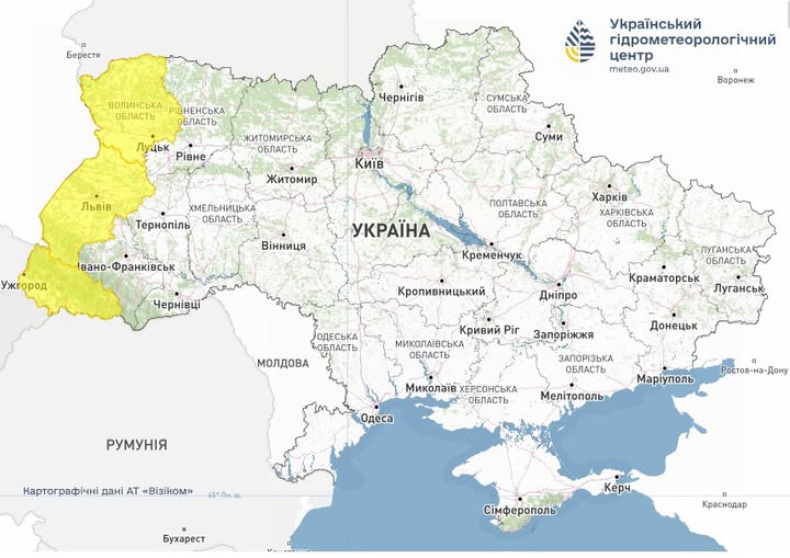 Грози та град: які області накриє негода 1 липня фото 1