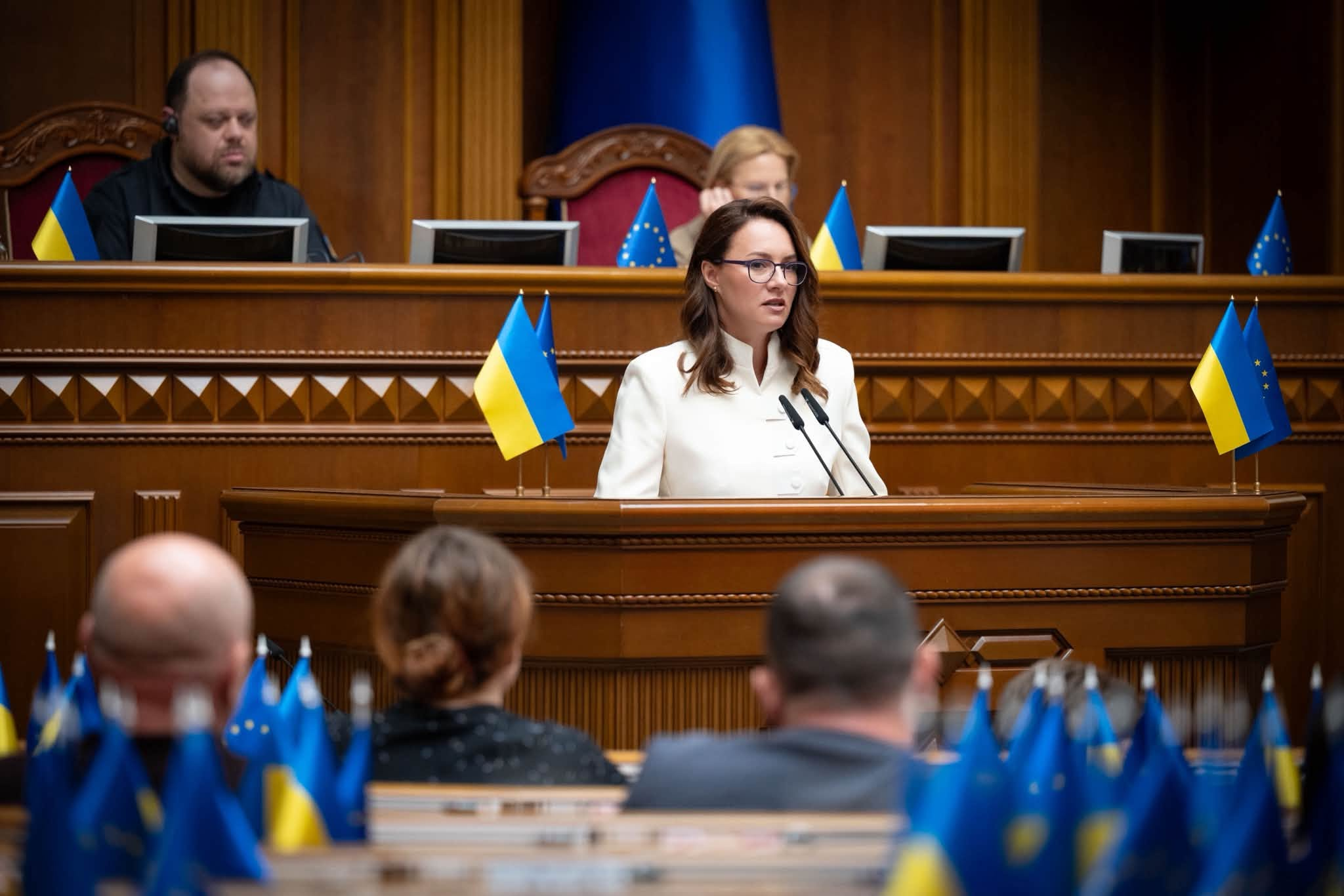 У вівторок Юлія Свириденко попрощалася з депутатами