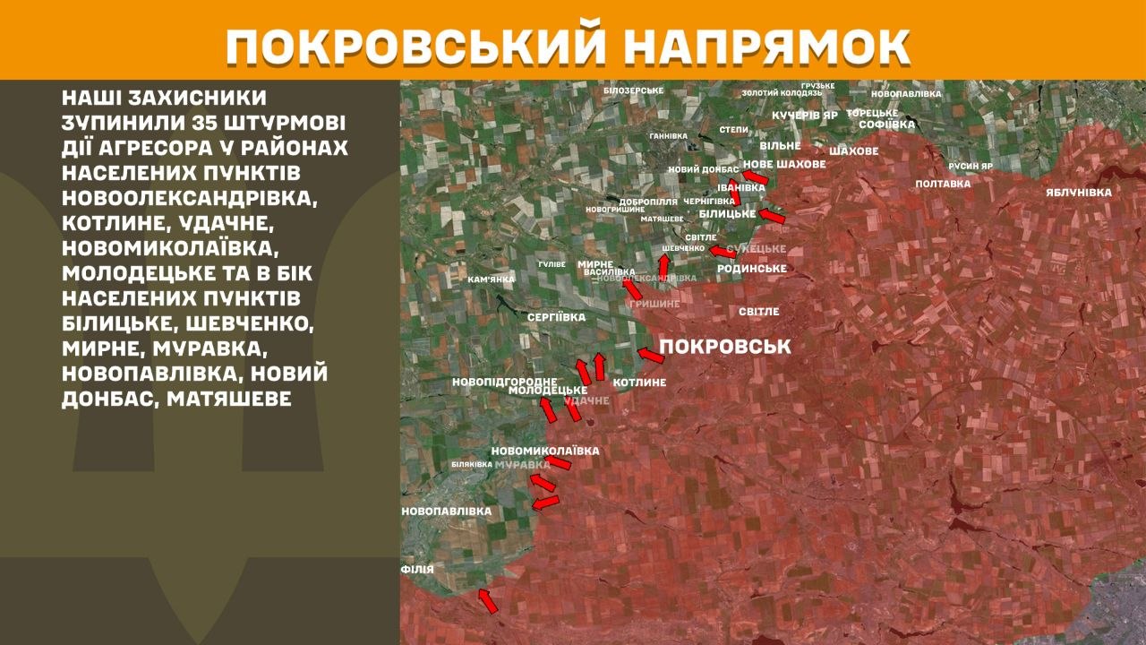 Карта бойових дій в Україні станом на 31 липня 2026 року фото 8
