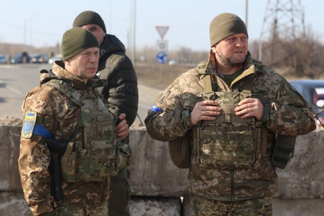 Сирський і Залужний під час битви за Київ у 2022 році