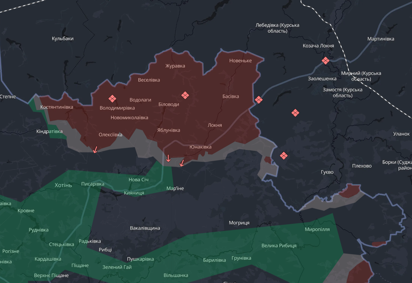 Карта бойових дій в Україні станом на 26 серпня 2026 року фото 1
