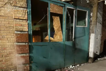 Запорізька область: окупанти вдарили по пожежно-рятувальному підрозділу (фото)