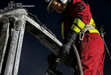 Житомирщина опинилася під ударом ворожих дронів: спалахнула пожежа