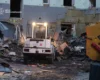 У Житомирі на місці удару РФ тривають аварійно-відновлювальні роботи