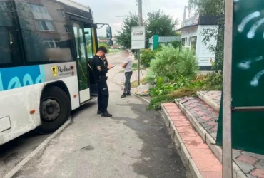 У Сквирі рейсовий автобус збив жінку на зупинці