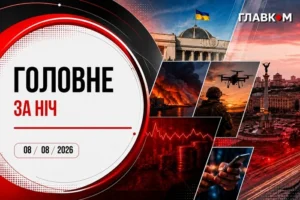 Київ атакувала балістика, дрони вдарили по Сизранському НПЗ: головне за ніч 8 серпня