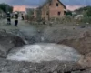 На Київщині після нічної атаки виявлено величезну вирву від балістичної ракети