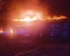 Російський дрон спричинив пожежу на Чернігівщині: з’явилися фото наслідків