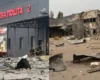 На Оболоні внаслідок атаки пошкоджено вантажне відділення «Нової пошти» (фото)