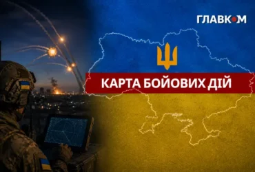 Карта бойових дій в Україні станом на 6 серпня 2026 року