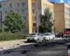 Авто з військовим РФ вибухнуло серед білого дня у Петербурзі (фото, відео)
