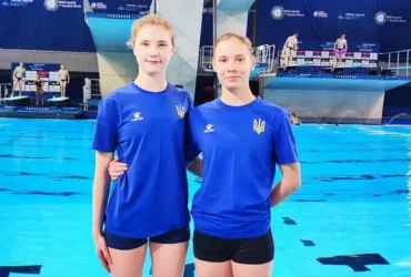 Байло і Виставкіна здобули бронзу на дебютному Чемпіонаті Європи зі стрибків у воду
