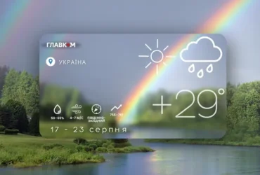 Прогноз погоди на тиждень 17 – 23 серпня 2026 року