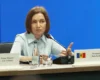 Санду заявила, що РФ щонайменше один раз умисно спрямувала дрон до Молдови