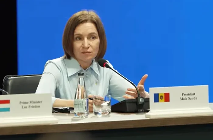 Санду заявила, що РФ щонайменше один раз умисно спрямувала дрон до Молдови