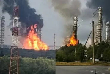 Найбільший нафтохімічний комплекс РФ призупинив роботу