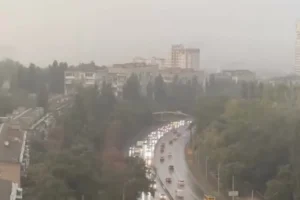 Після аномальної спеки Київ накрила потужна злива (відео)