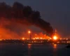 В Саратові палає нафтопереробний завод після нічної атаки дронів