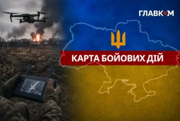 Карта бойових дій в Україні станом на 5 серпня 2026 року