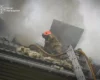 На Бучанщині горіла складська будівля (фото)