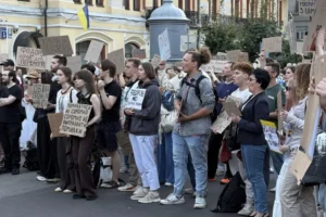Місяць протестів за Федорова. У центрі Києва знову збиралися активісти