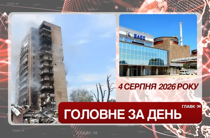 Блекаут на Запорізькій АЕС, удари по Україні. Головне за 4 серпня 2026
