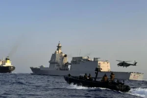 Європейські військові зупинили танкер із тіньового флоту Росії