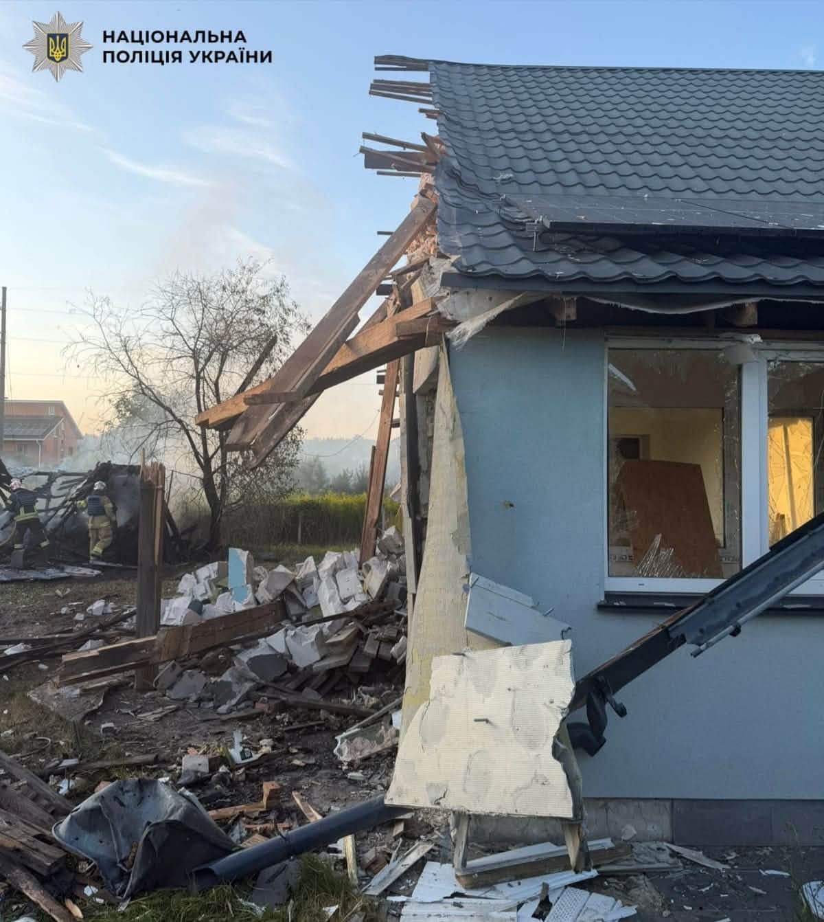Наслідки ворожої атаки на Київщину