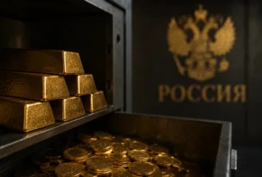 Резерви на межі: золотий запас Росії впав до мінімуму за шість років