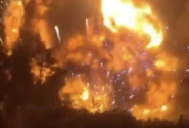 Детонація боєприпасів у Милі потрапила на відео з близької відстані