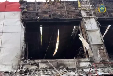 Росія атакувала центральний район Херсона