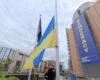 Український прапор замайорів у самому серці Європейського Союзу (відео)