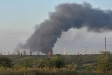 У Сизрані спалахнув нафтозавод, що живить армію РФ