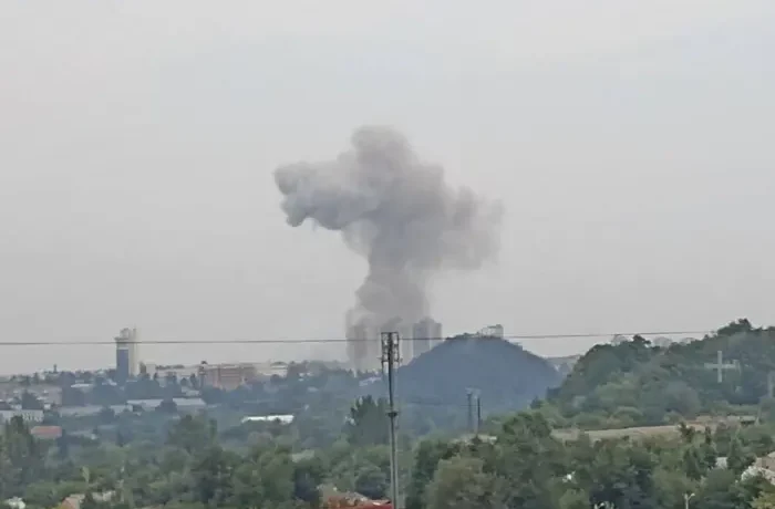 Ракети масовано вдарили по окупованому Донецьку (фото)