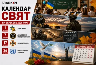 Державні та міжнародні свята у вересні 2026: як працюватимуть та що відзначатимуть українці