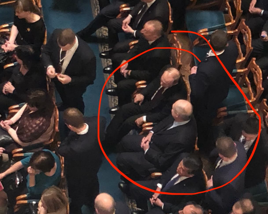 Путін і Лукашенко у Маріїнському театрі, 2018 рік