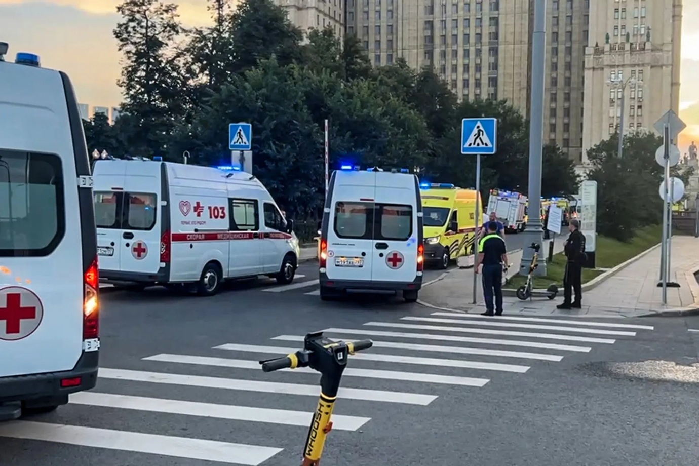 1 серпня близько 20:10 у центрі Москви стався вибух у закладі італійської кухні Balzi Rossi