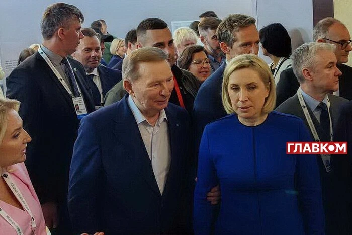 Ірина Верещук супроводжувала Леоніда Кучму під час конференції YES