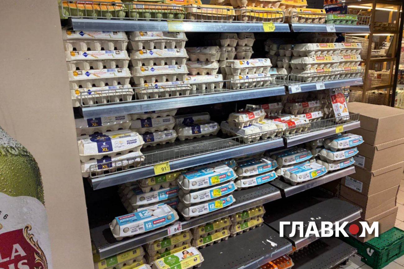 Найдешевші яйця у магазині повністю розібрали, хоча вибір зберігається. 