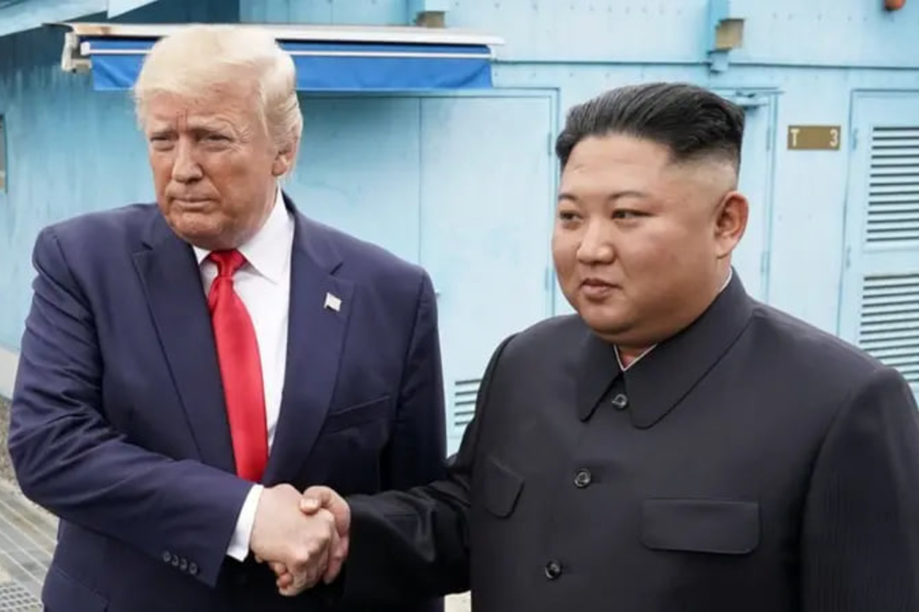 Трамп востаннє бачив Кім Чен Ина 30 червня 2019 року в демілітаризованій зоні на кордоні між Південною та Північною Кореєю