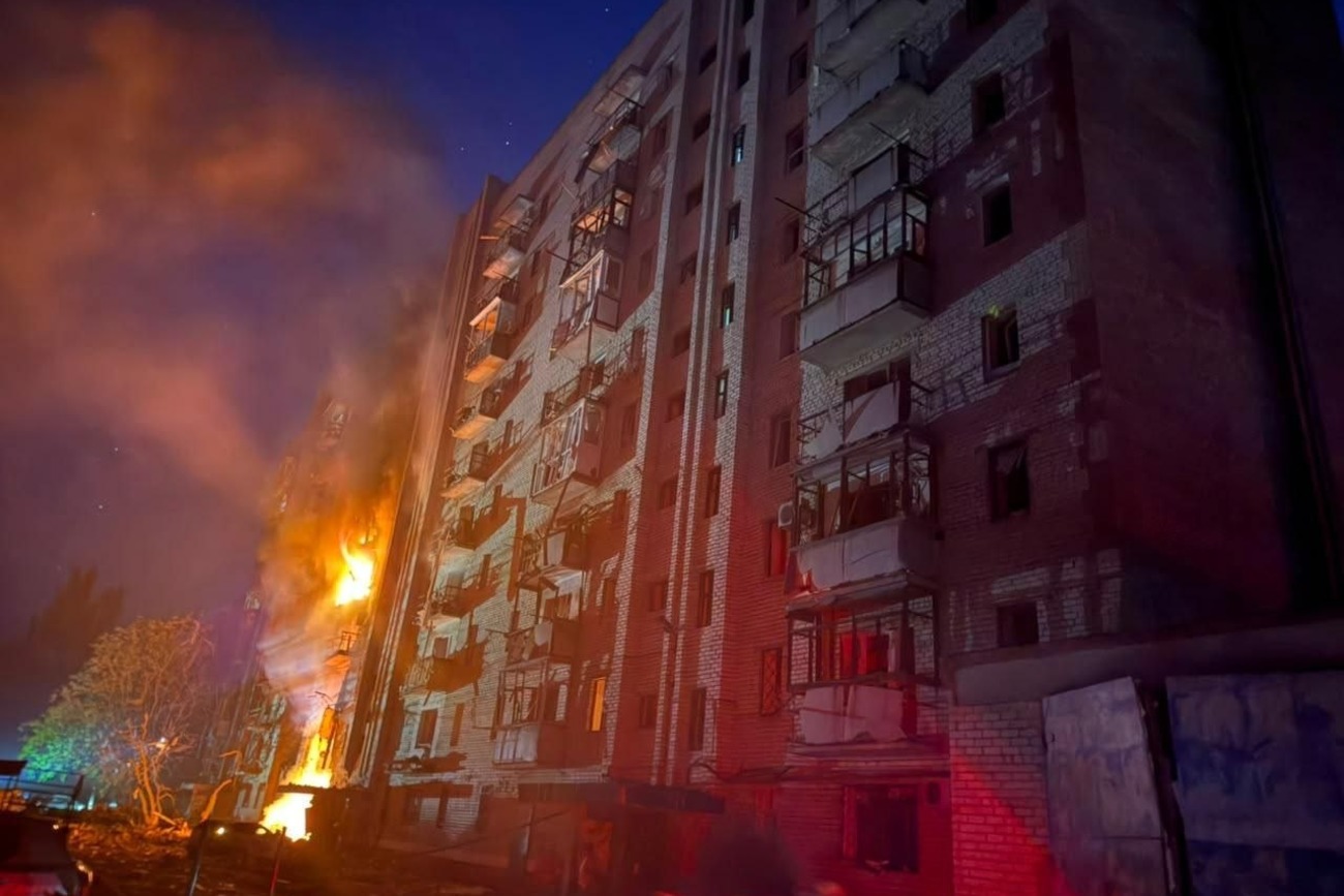 Пошкоджений будинок у Краматорську