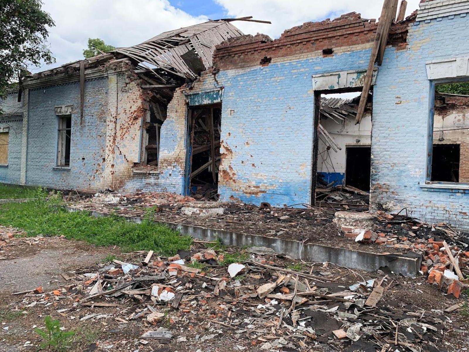 Сільський клуб у Рябиному зруйнували російські «шахеди»