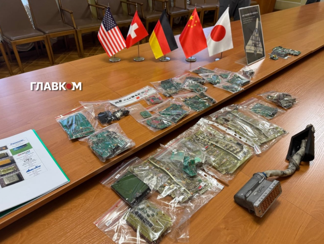 Російські ракети та БпЛА начинені іноземними компонентами