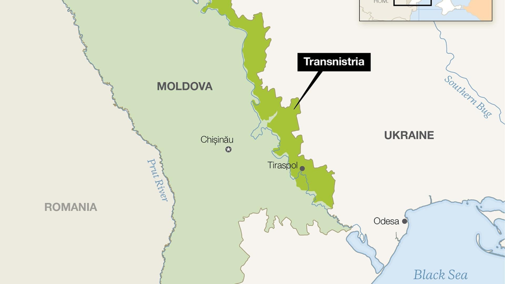 Придністров'я та кордон між Молдовою та Україною