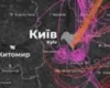 Масований удар по Україні: мапа орієнтовного руху БпЛА та ракет